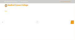 Desktop Screenshot of medicalcareercollege.us