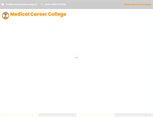 Tablet Screenshot of medicalcareercollege.us